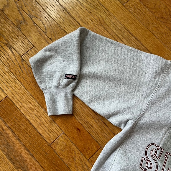 Vintage Jansport Smith Grey Crewneck Sweatshirt - Picture 3 of 6